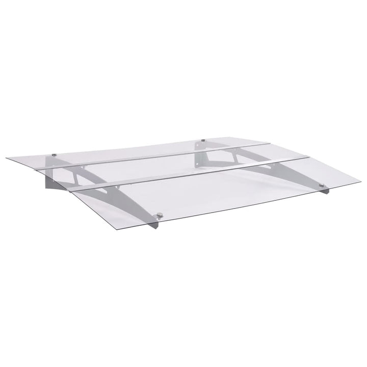 Dörrtak Silver Och Transparent Pet
