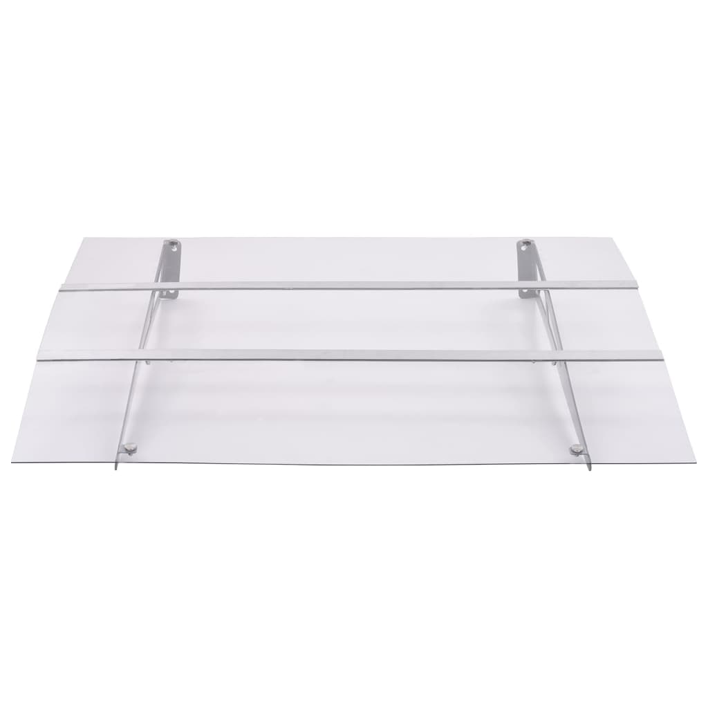 Dörrtak Silver Och Transparent Pet