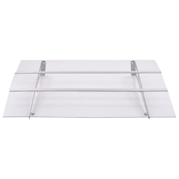 Dörrtak Silver Och Transparent Pet