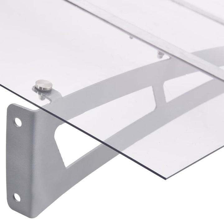 Dörrtak Silver Och Transparent Pet