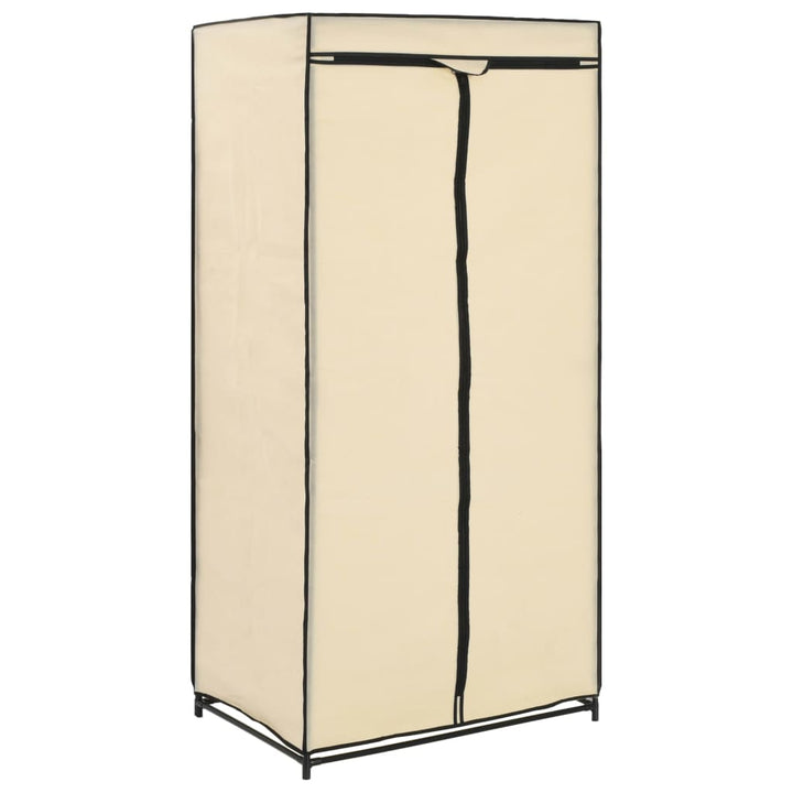 Garderober 2 St Gräddvit 75X50X160 Cm