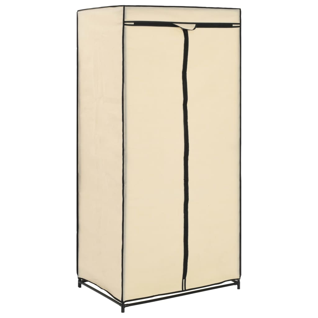Garderober 2 St Gräddvit 75X50X160 Cm