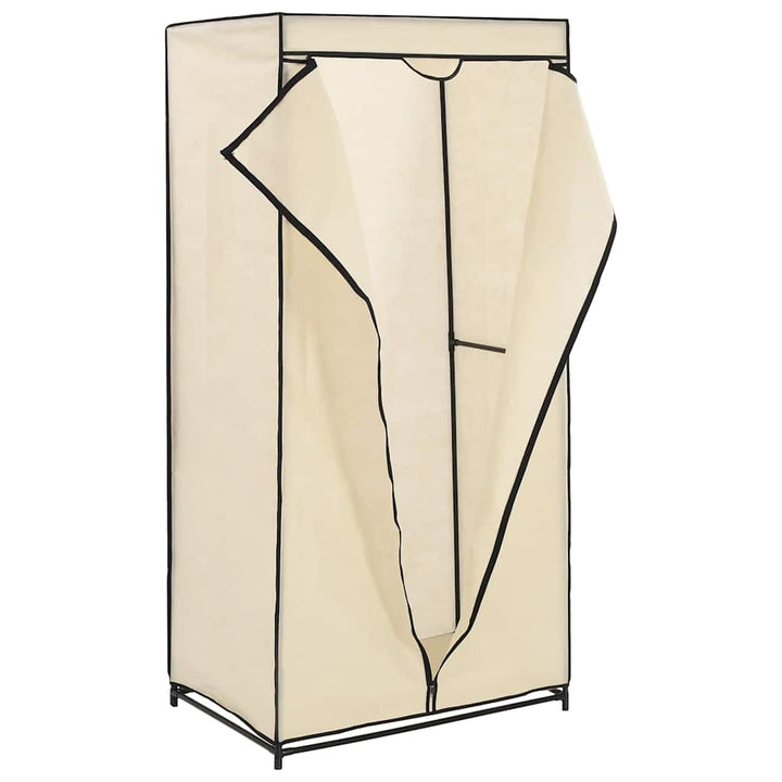 Garderober 2 St Gräddvit 75X50X160 Cm