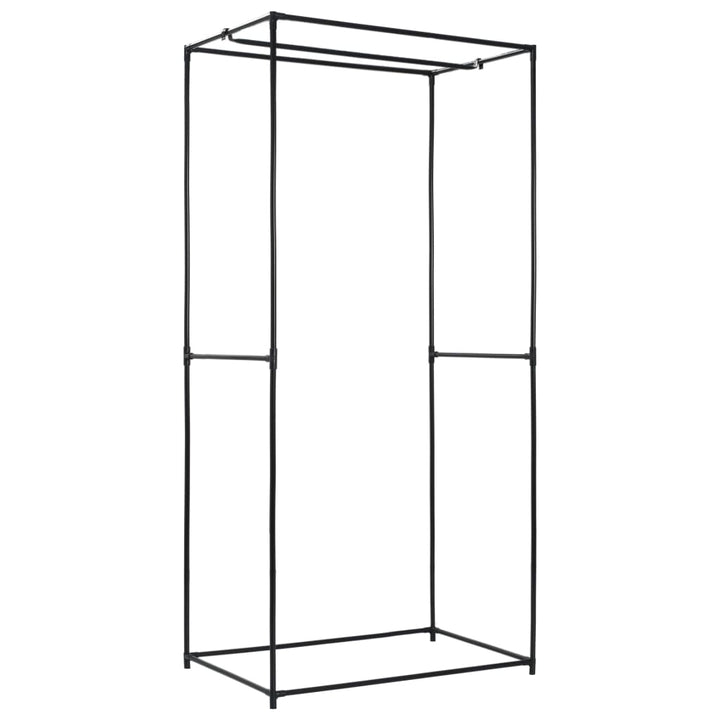 Garderober 2 St Gräddvit 75X50X160 Cm