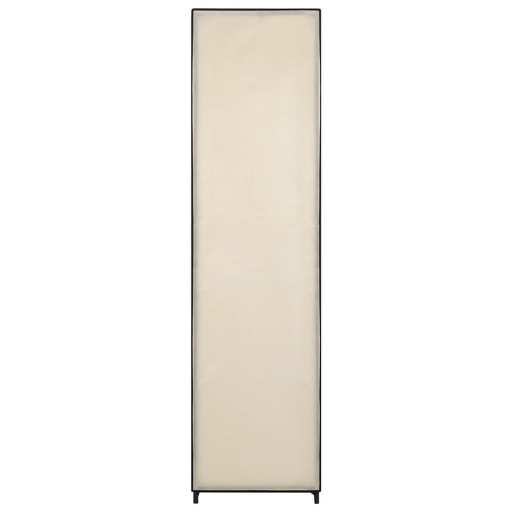 Garderob Med 4 Fack Gräddvit 175X45X170 Cm