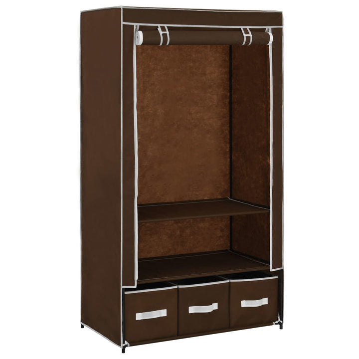 Garderob 87X49X159 Cm Tyg