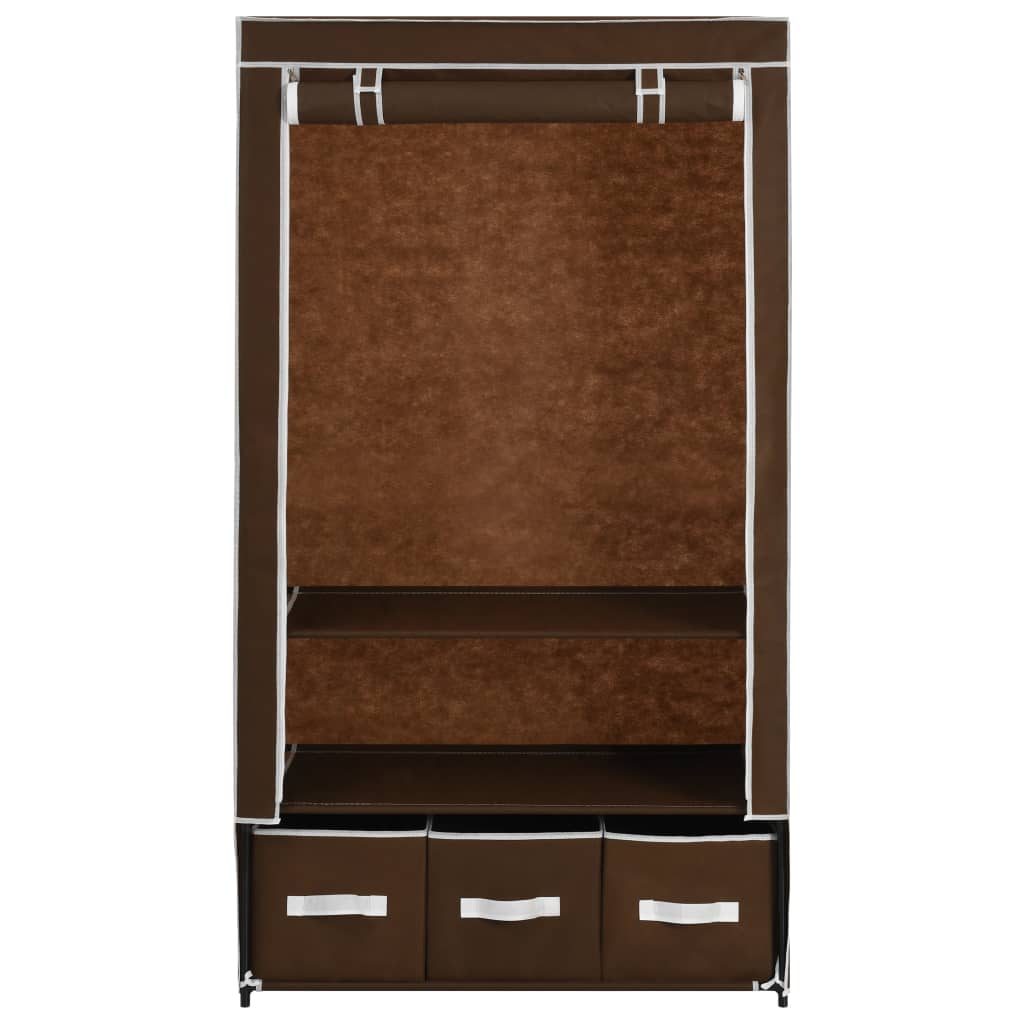 Garderob 87X49X159 Cm Tyg
