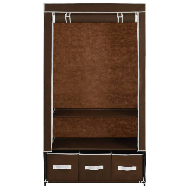 Garderob 87X49X159 Cm Tyg