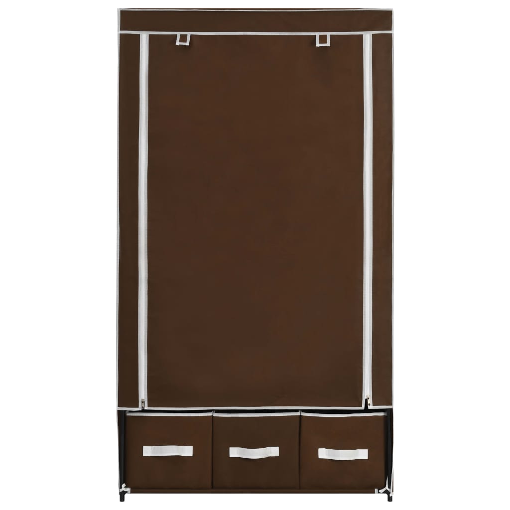 Garderob 87X49X159 Cm Tyg