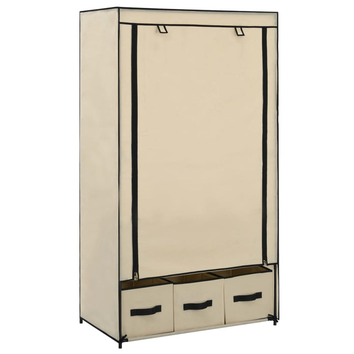 Garderob 87X49X159 Cm Tyg