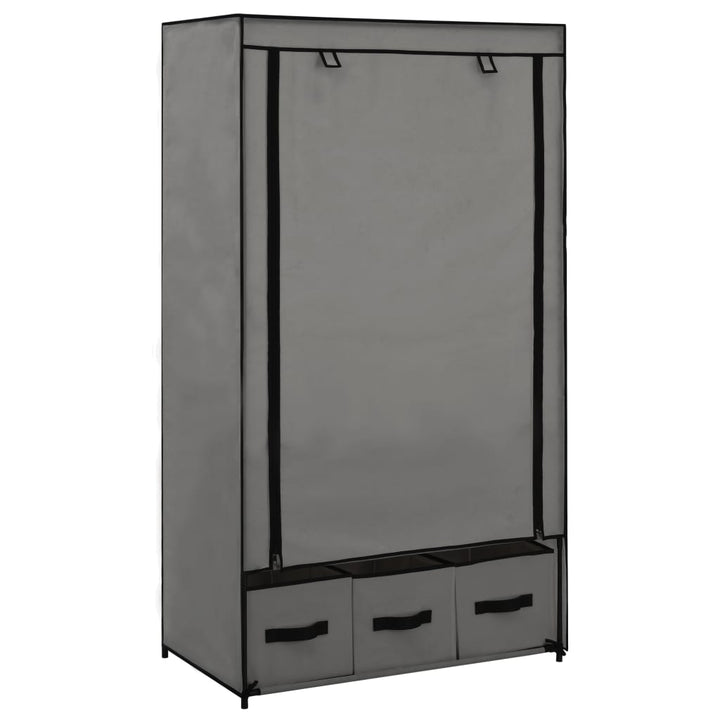 Garderob 87X49X159 Cm Tyg