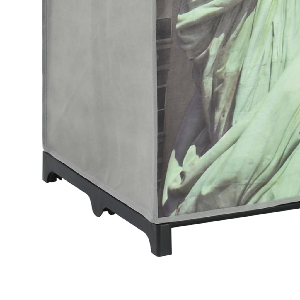 Garderob New York 75X45X160 Cm Tyg