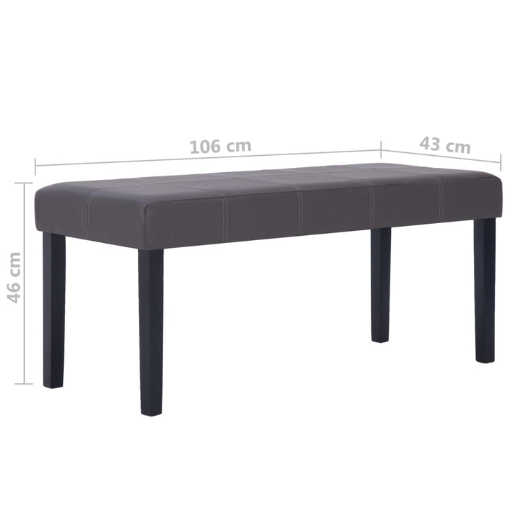 Bänk 106 Cm Konstläder