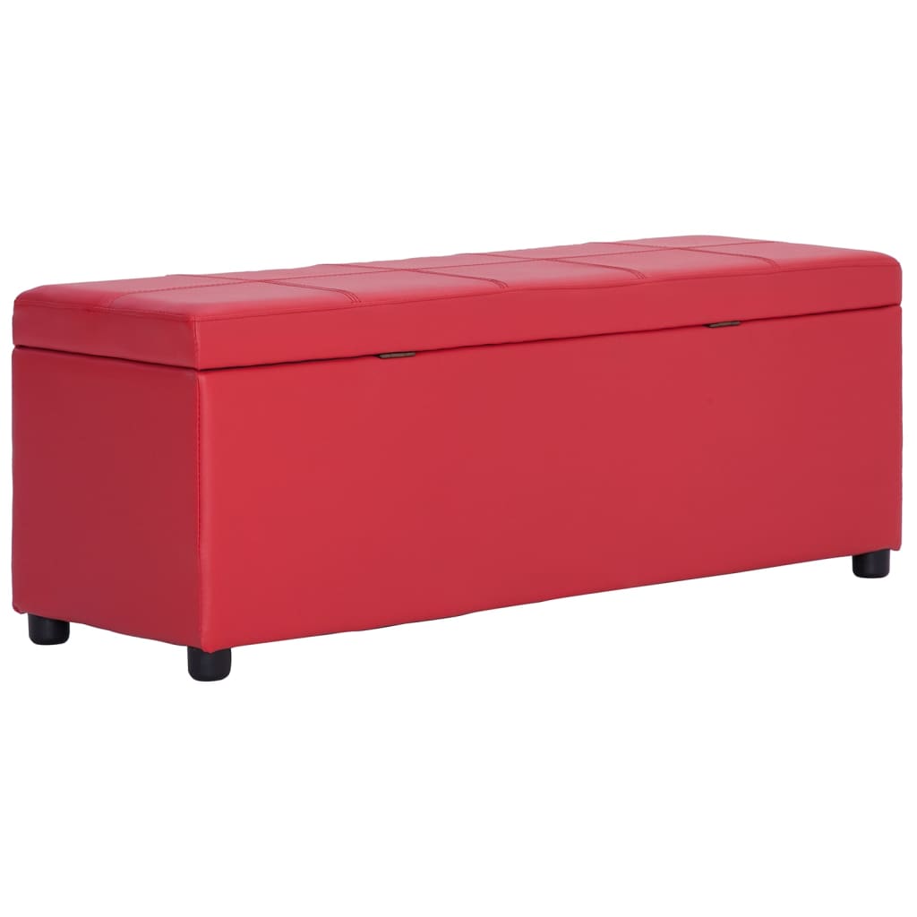 Bänk Med Förvaringsutrymme 116 Cm Konstläder