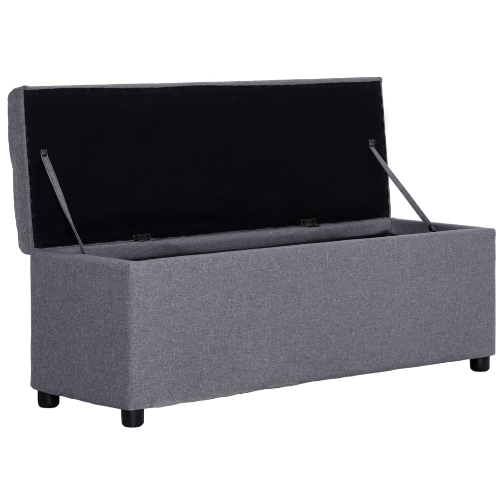 Bänk Med Förvaringsutrymme 116 Cm Polyester