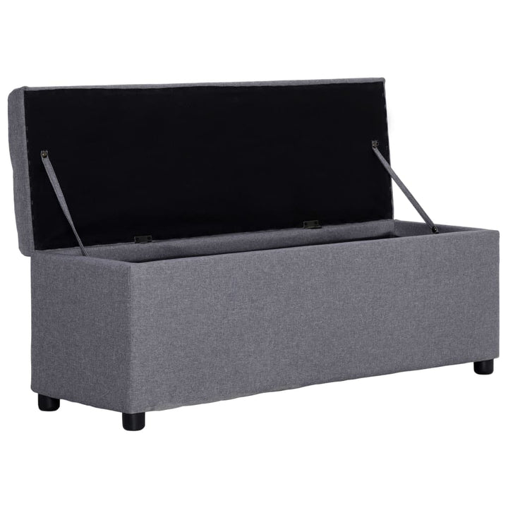 Bänk Med Förvaringsutrymme 116 Cm Polyester