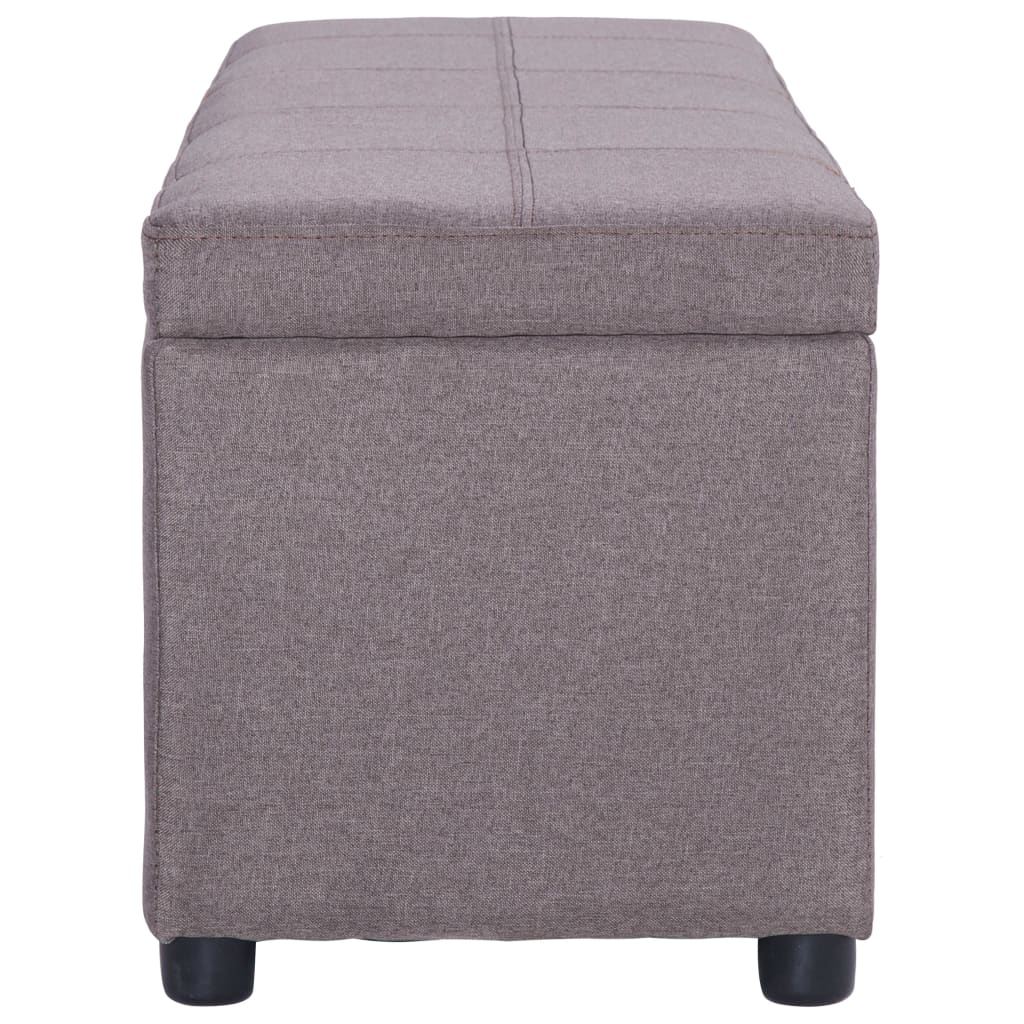Bänk Med Förvaringsutrymme 116 Cm Polyester