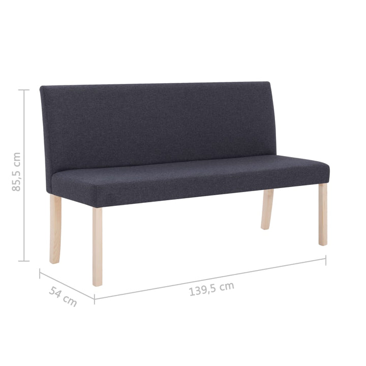 Bänk 139,5 Cm Polyester