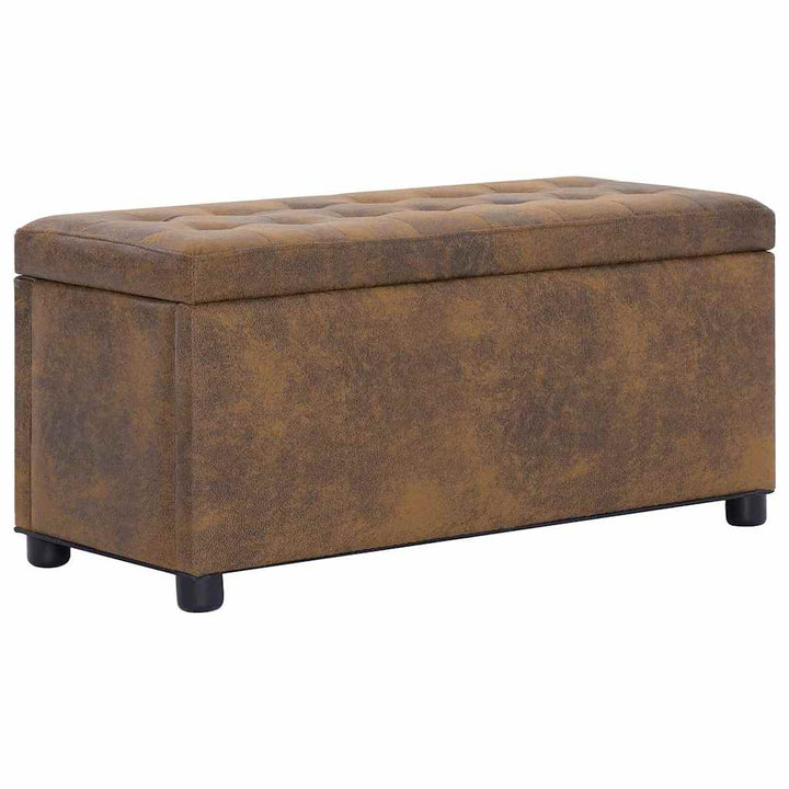 Ottoman Med Förvaring 87,5 Cm Konstmocka