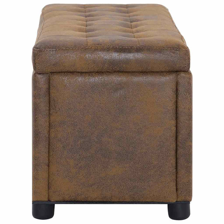 Ottoman Med Förvaring 87,5 Cm Konstmocka