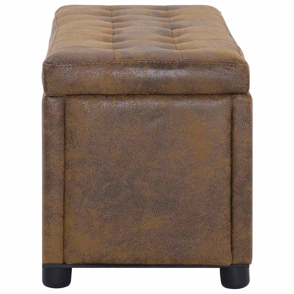 Ottoman Med Förvaring 87,5 Cm Konstmocka