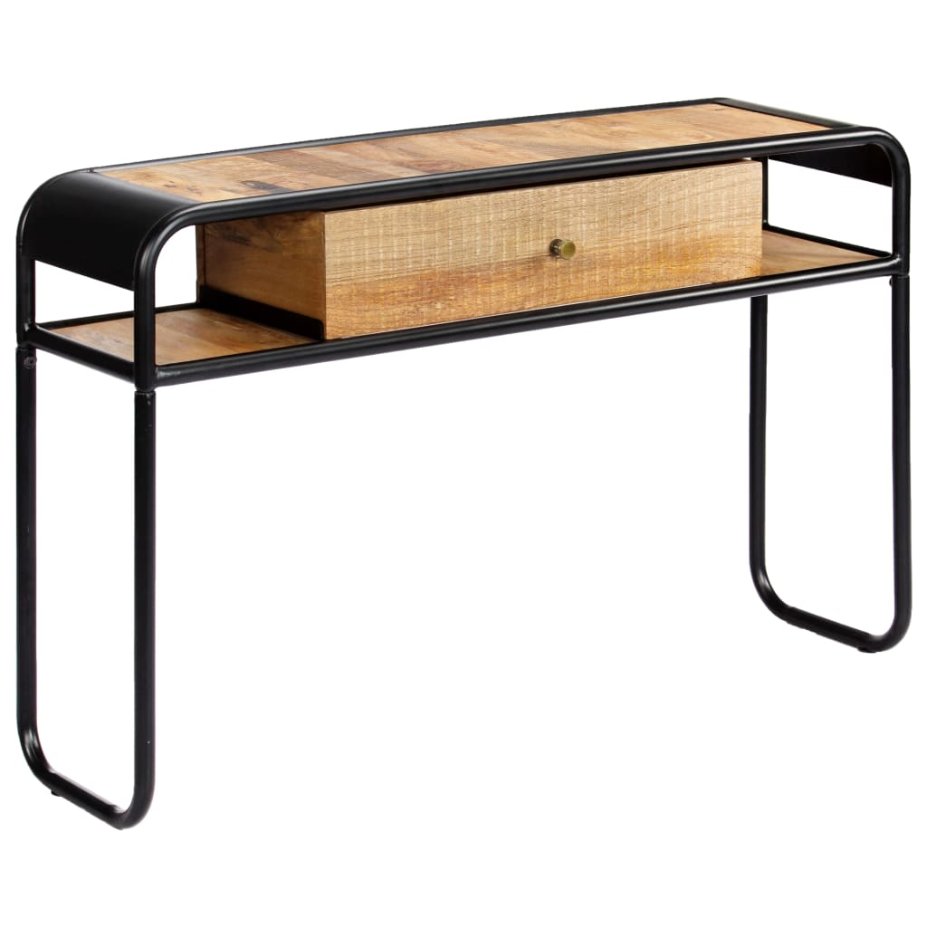 Konsolbord 118X30X75 Cm Massivt Mangoträ