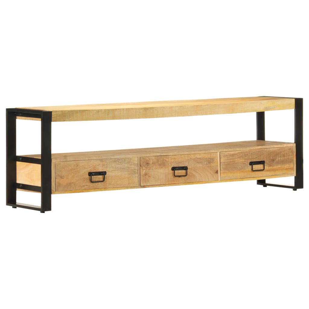 Tv-Bänk 120X30X45 Cm Massivt Återvunnet Trä