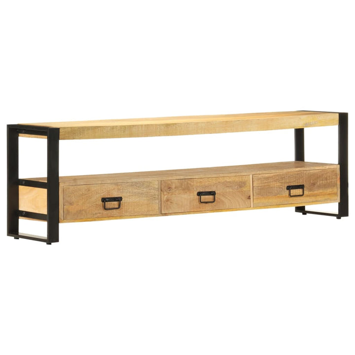 Tv-Bänk 120X30X45 Cm Massivt Återvunnet Trä