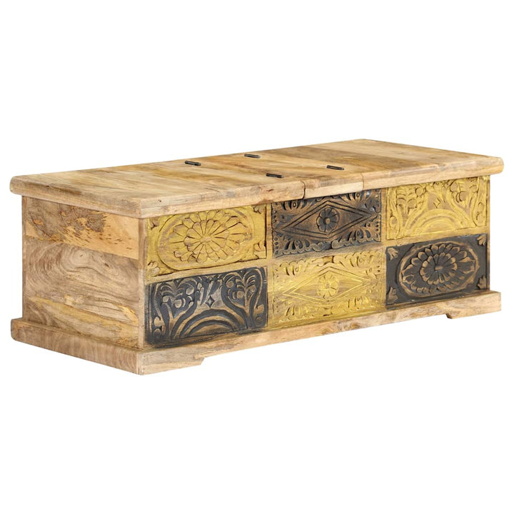 Soffbord 100X50X35 Cm Massivt Mangoträ