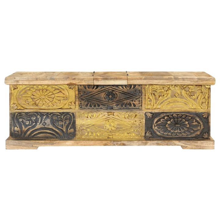 Soffbord 100X50X35 Cm Massivt Mangoträ