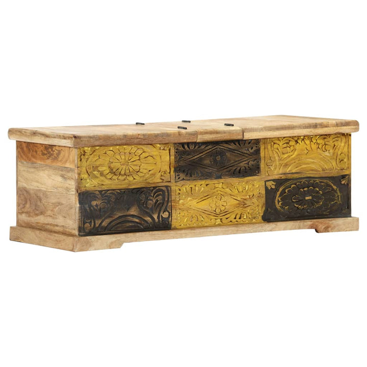 Soffbord 100X50X35 Cm Massivt Mangoträ