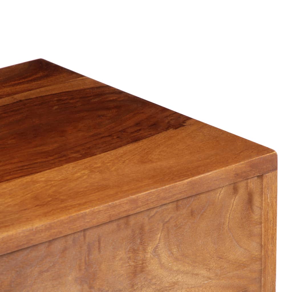 Tv-Bänk 160X30X45 Cm Massivt Sheshamträ