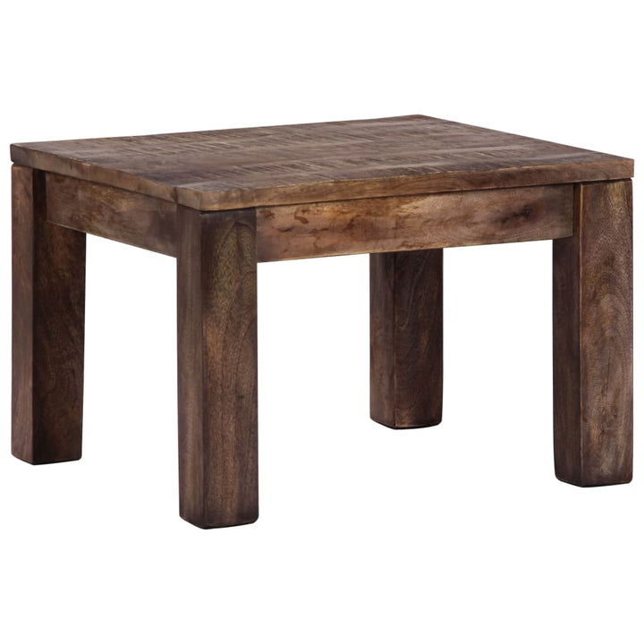 Soffbord 50X50X35 Cm Massivt Mangoträ