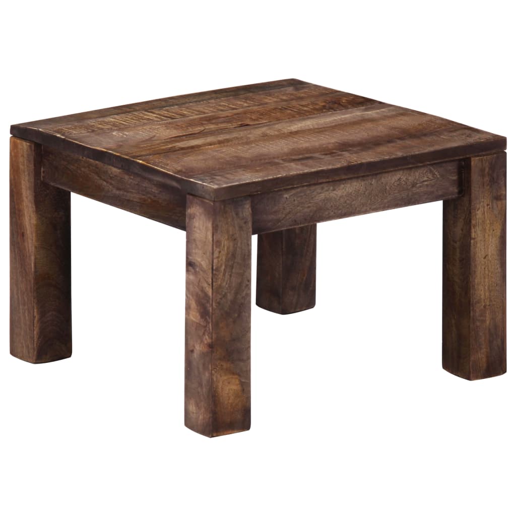 Soffbord 50X50X35 Cm Massivt Mangoträ