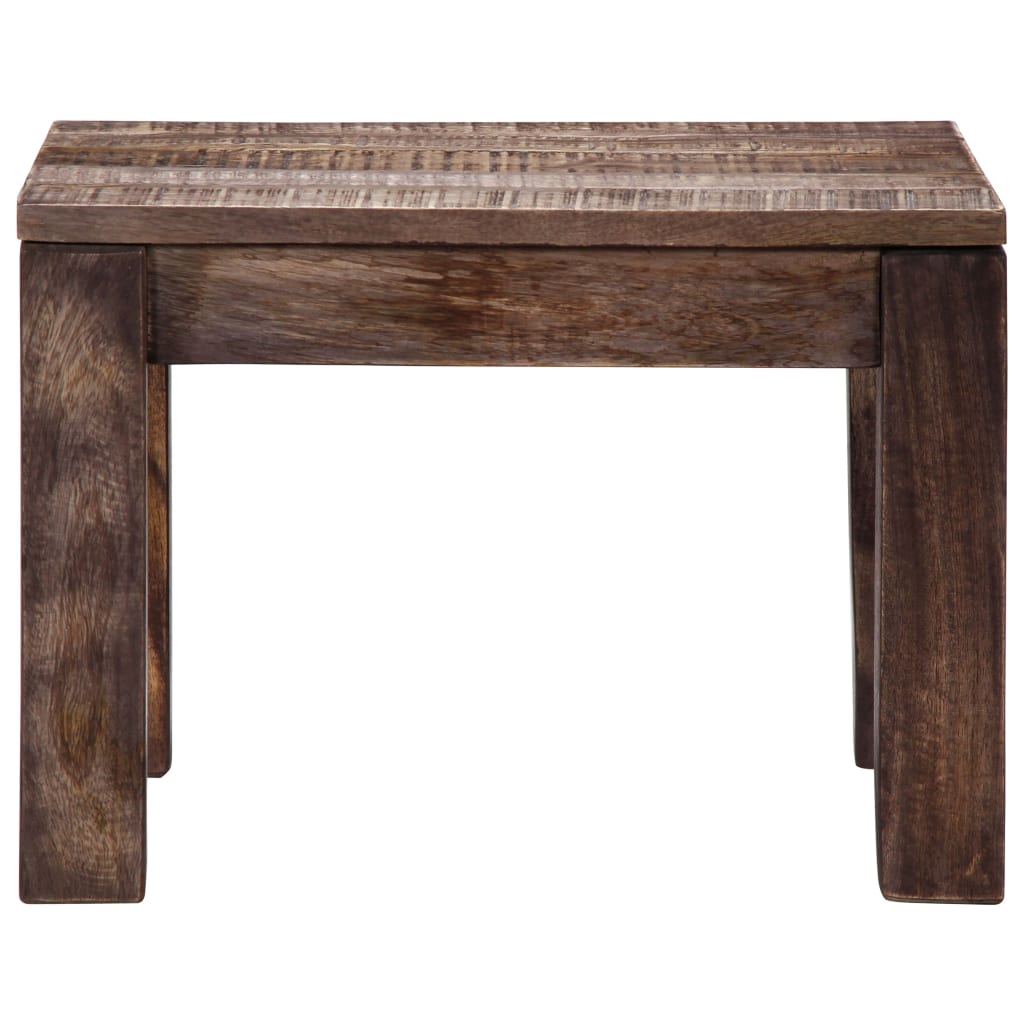 Soffbord 50X50X35 Cm Massivt Mangoträ