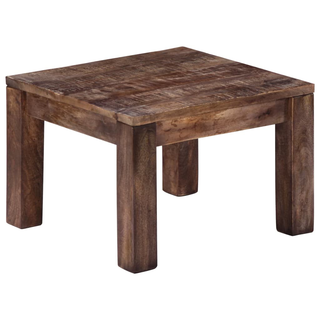 Soffbord 50X50X35 Cm Massivt Mangoträ