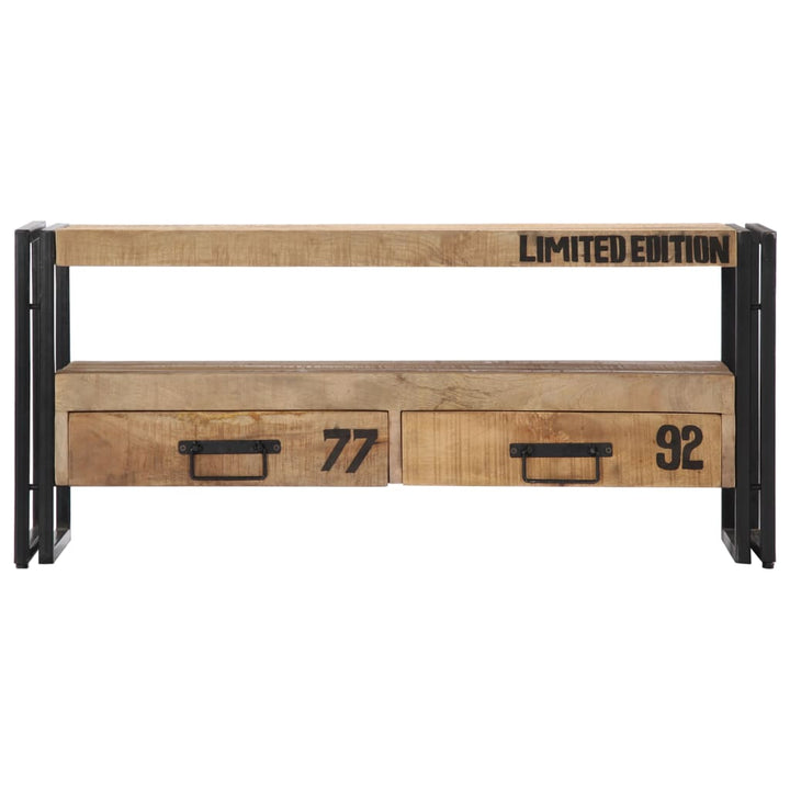 Tv-Bänk 100X30X45 Cm Massivt Mangoträ