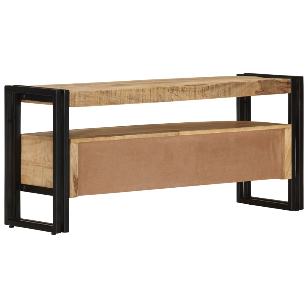 Tv-Bänk 100X30X45 Cm Massivt Mangoträ