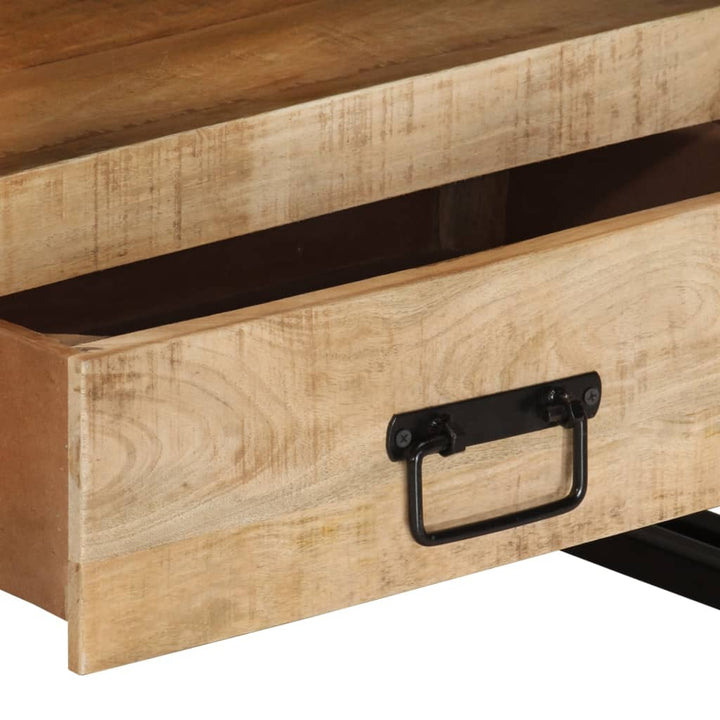 Tv-Bänk 100X30X45 Cm Massivt Mangoträ