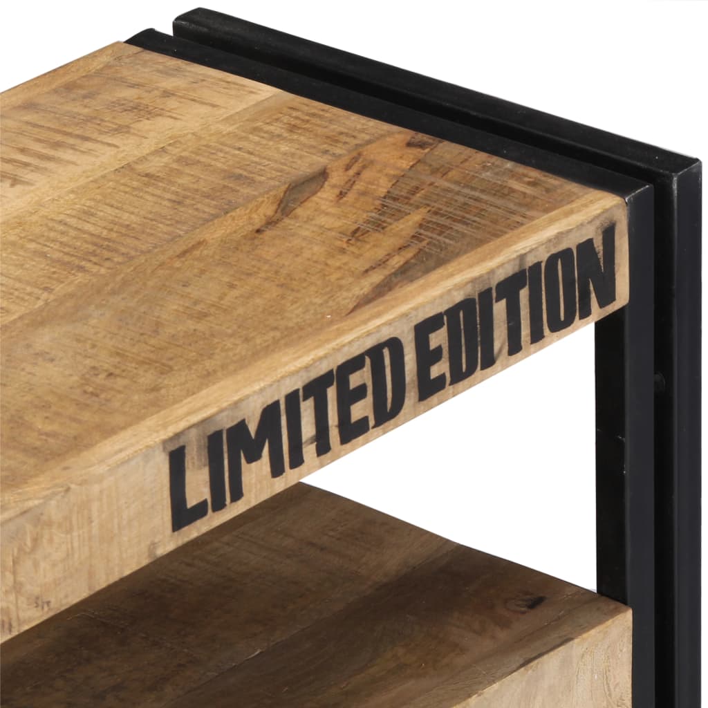 Tv-Bänk 100X30X45 Cm Massivt Mangoträ