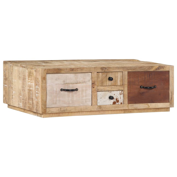 Soffbord 90X60X30 Cm Massivt Mangoträ