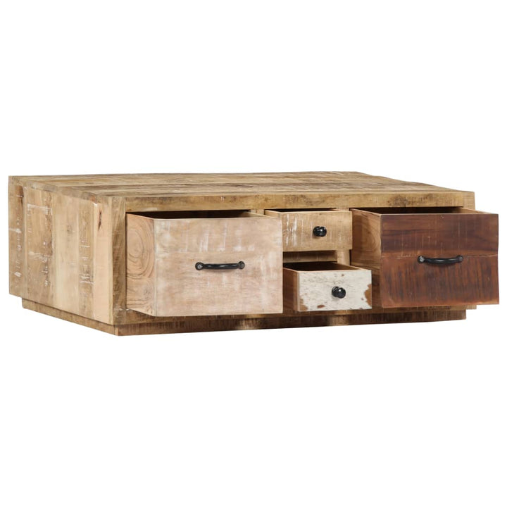 Soffbord 90X60X30 Cm Massivt Mangoträ