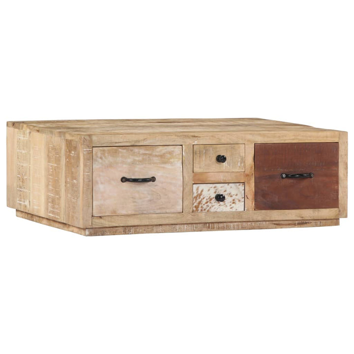 Soffbord 90X60X30 Cm Massivt Mangoträ