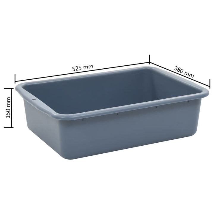 Köksvagn Med Plastbehållare 82X43,5X93 Cm
