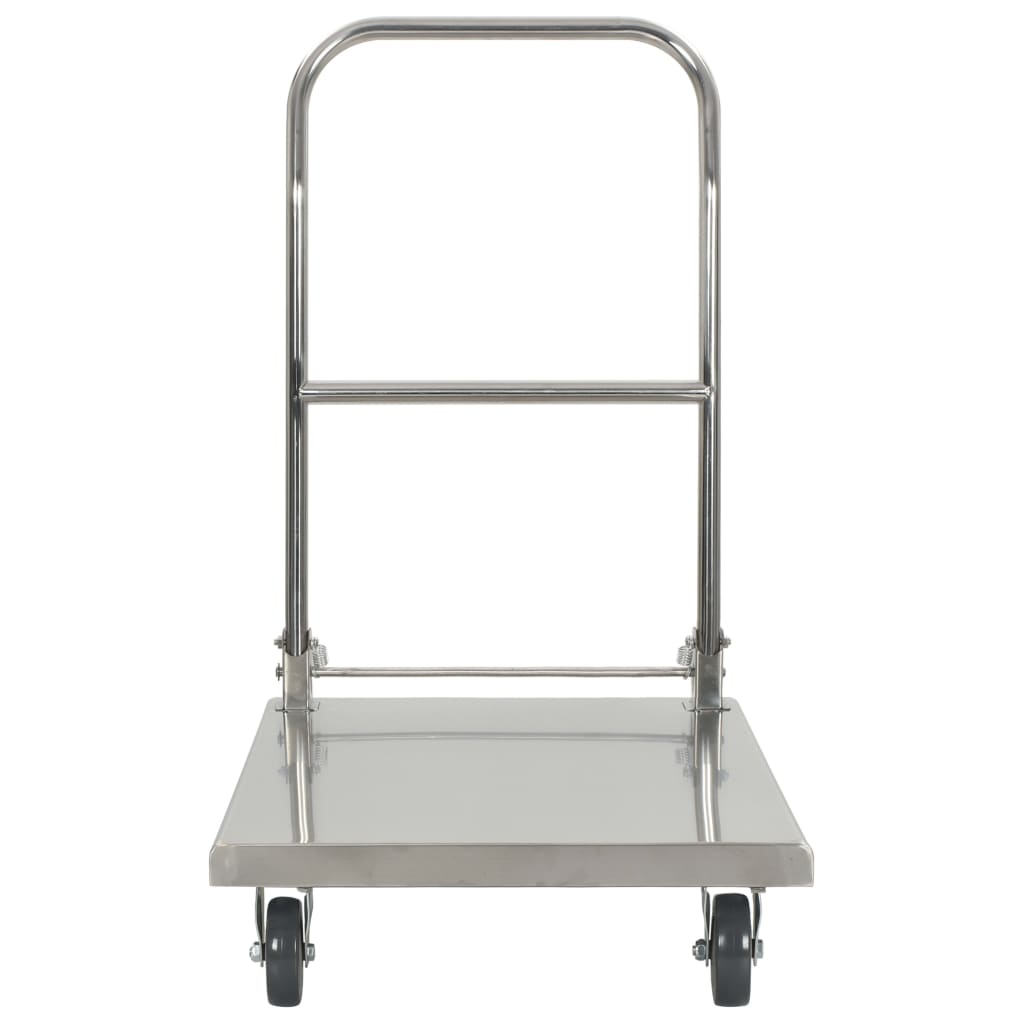 Rullvagn 82X53X86 Cm Rostfritt Stål Silver
