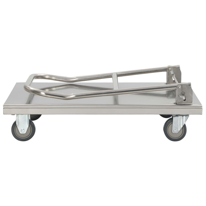 Rullvagn 82X53X86 Cm Rostfritt Stål Silver