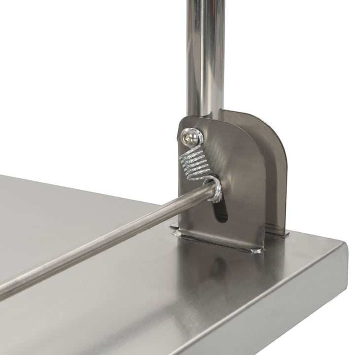 Rullvagn 82X53X86 Cm Rostfritt Stål Silver