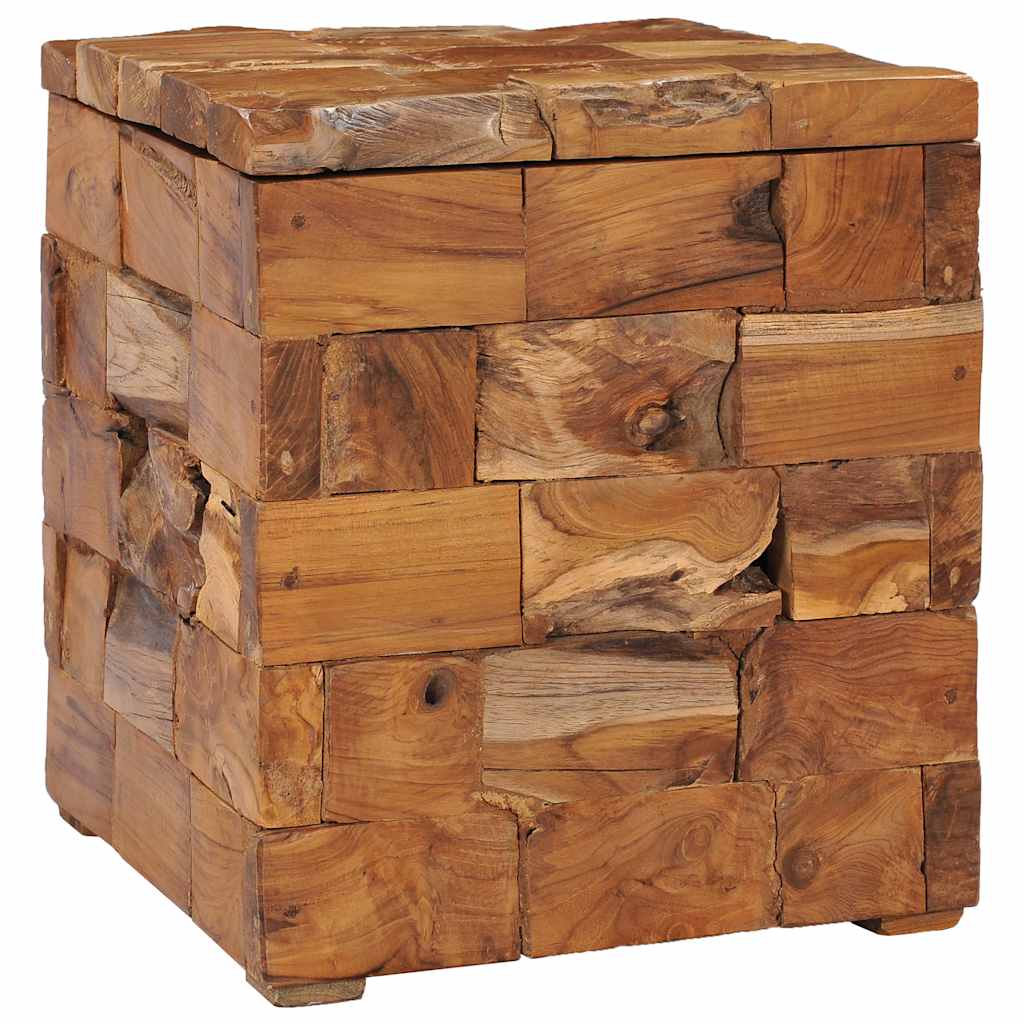 Förvaringspall Massiv Teak
