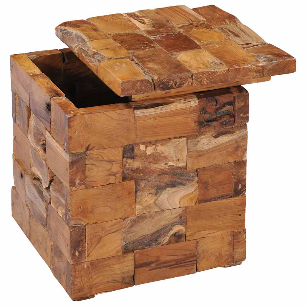 Förvaringspall Massiv Teak
