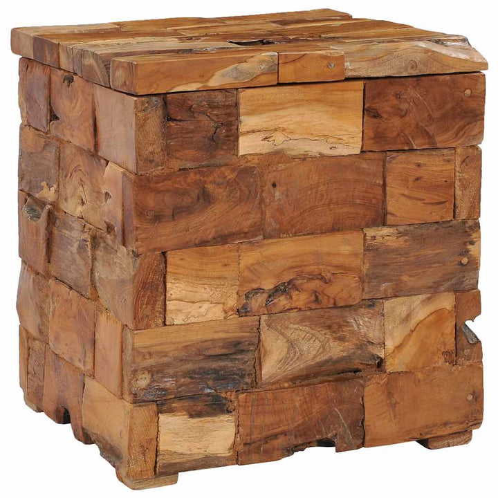 Förvaringspall Massiv Teak
